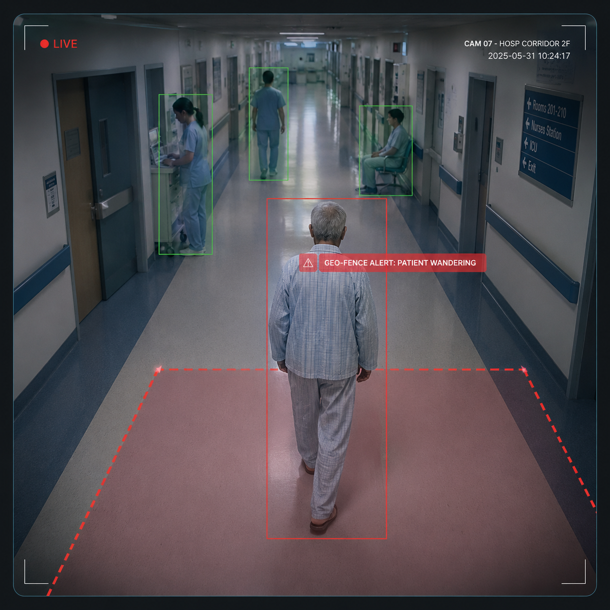 Patient Wandering Alert